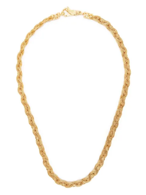 Emanuele Bicocchi Gold Plated Celtic Braid Necklace Gold FKCN1G