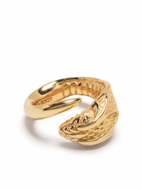 Emanuele Bicocchi Gold Plated Serpent Ring Gold SPA1G