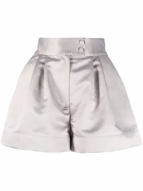 STYLAND high-waist wide-leg shorts Grey 232C72