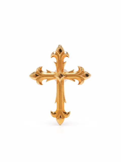 Emanuele Bicocchi Gold Fleury Cross Stud earring Gold CCE2G