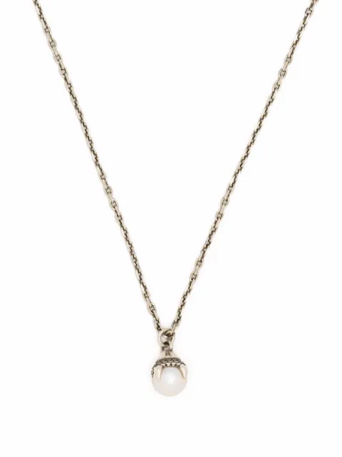 Emanuele Bicocchi pearl pendant necklace Silver PRP1