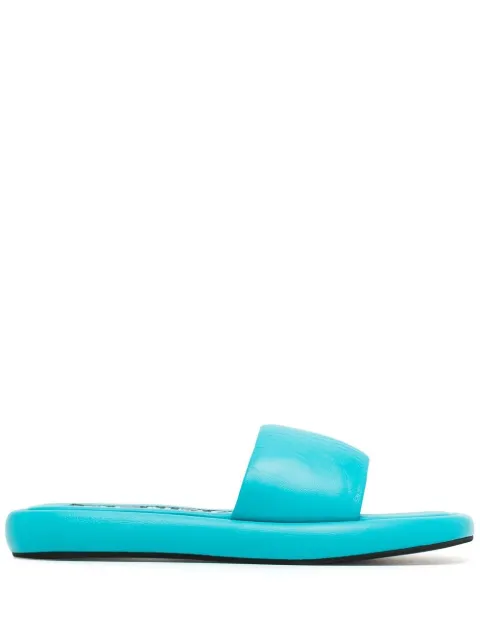 Senso Bentley leather sliders Blue BENTLEYI