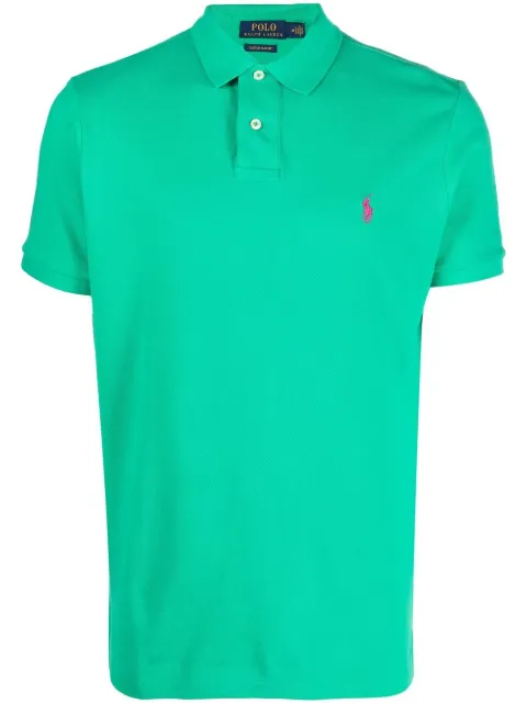 Polo Ralph Lauren embroidered-logo short-sleeve shirt Green 710680784270