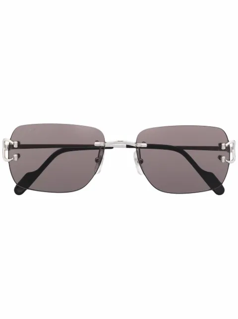 Cartier Eyewear square-frame sunglasses Silver CT0330S