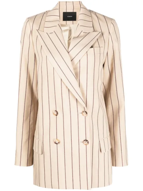 JOSEPH Jonas double-breasted blazer Neutrals JP001243