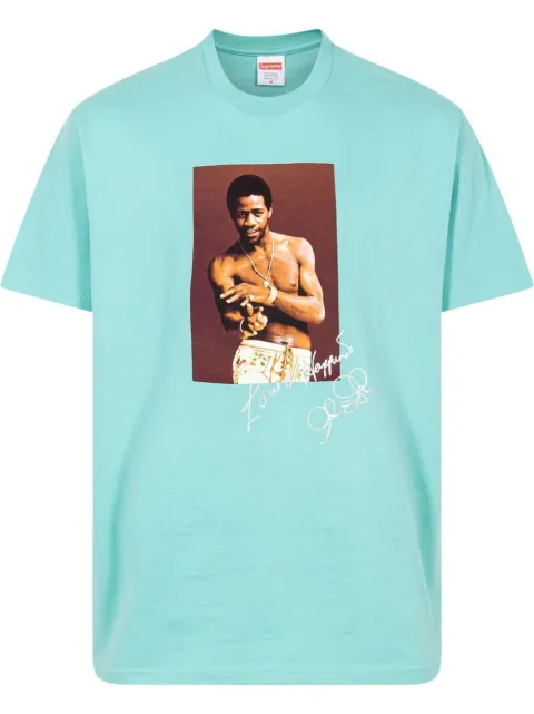 Supreme Al Green photo-print T-shirt Blue SU11477