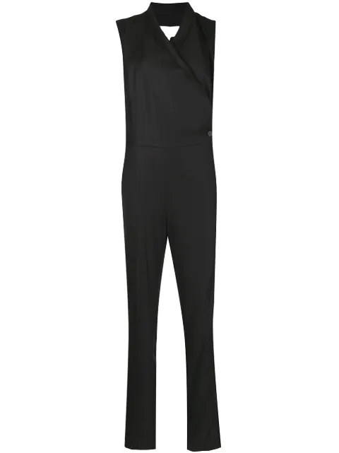 Maison Martin Margiela Pre-Owned wrap-style sleeveless jumpsuit Black DPVC0222MMJU