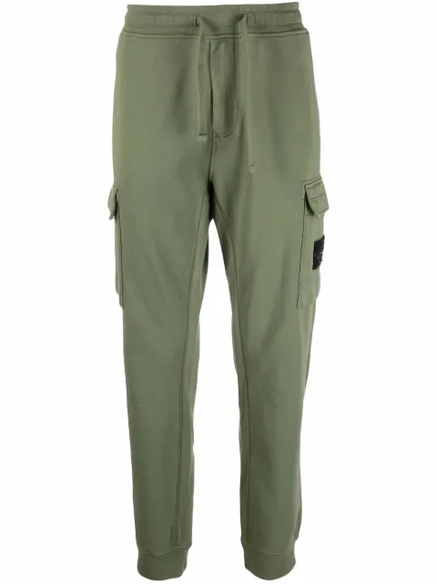 Stone Island Compass badge track pants Green 761564751