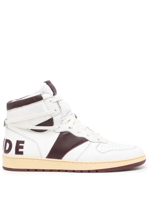 RHUDE logo high-top sneakers Red RHSS22FO051785000500
