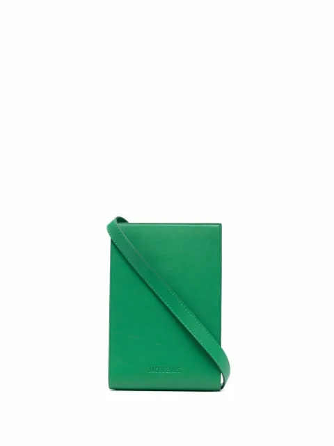 Jacquemus Le Gadju leather shoulder bag Green 225SL0293037