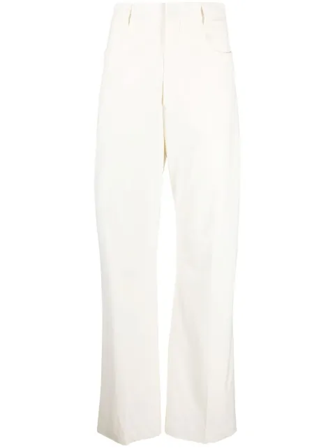 Jacquemus Le Pantalon Sauge flared trousers White 211PA0031030