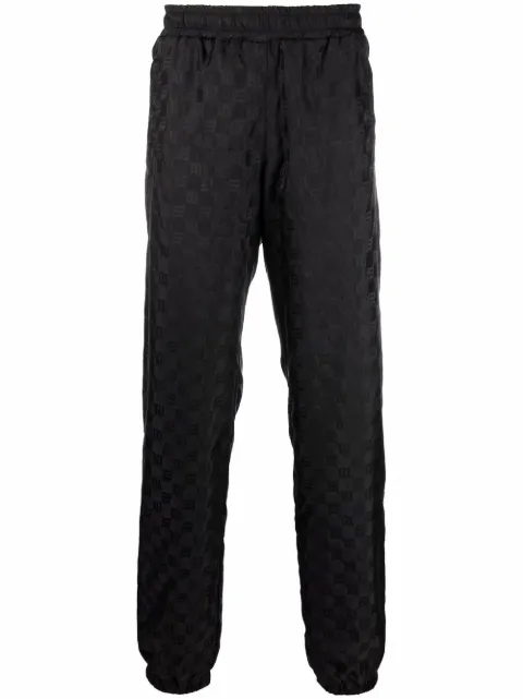 MISBHV logo-monogram tapered joggers Black 3022M3410