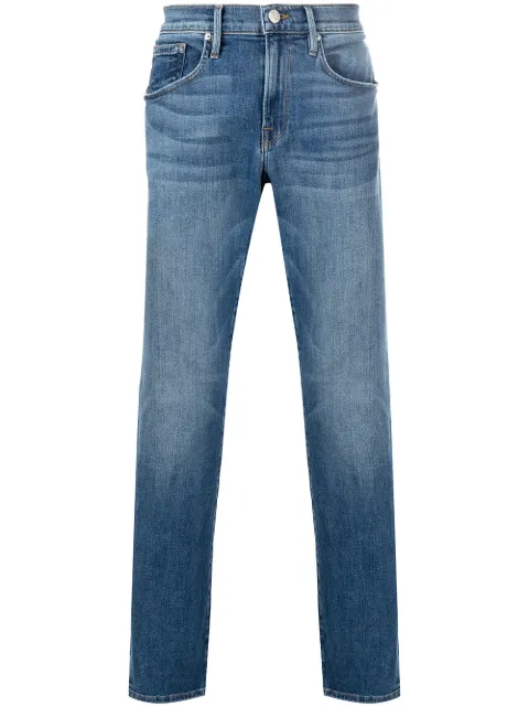 FRAME straight-leg mid-rise jeans Blue LMH469CAPS