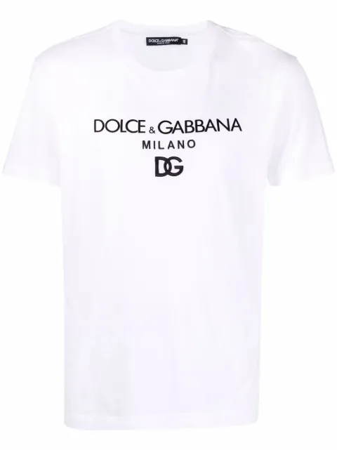 Dolce & Gabbana logo-print T-shirt White G8NC5ZG7B9X