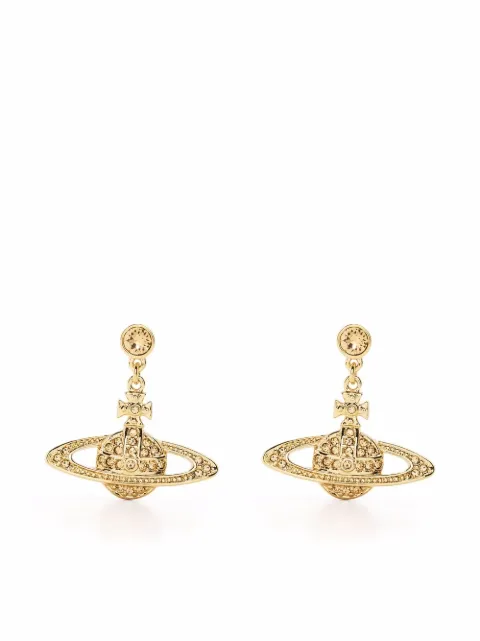 Vivienne Westwood Orb crystal-embellished earrings Gold 62020025