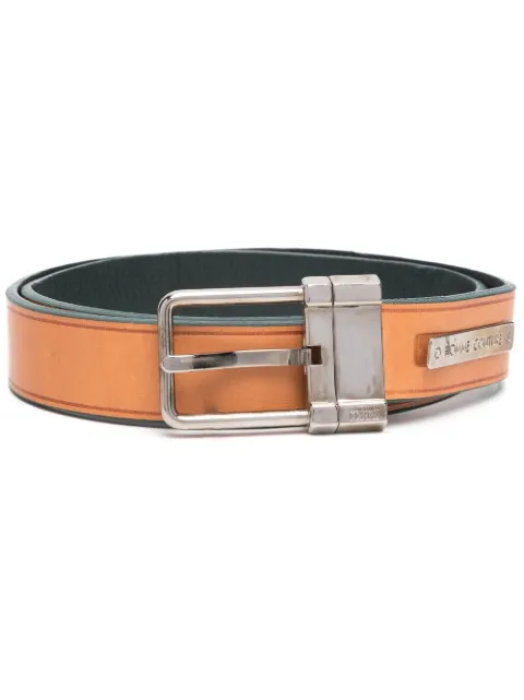 Gianfranco Ferré Pre-Owned 1990s buckled leather belt Brown GFFE120HM