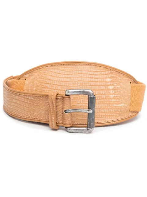 Gianfranco Ferré Pre-Owned 1990s buckle-fastening belt Neutrals GFFE120HE