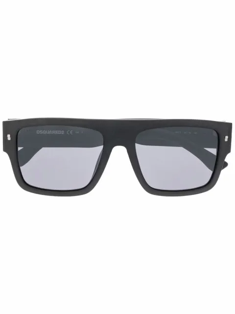 DSQUARED2 EYEWEAR debossed-logo sunglasses Black ICON0003S003T4