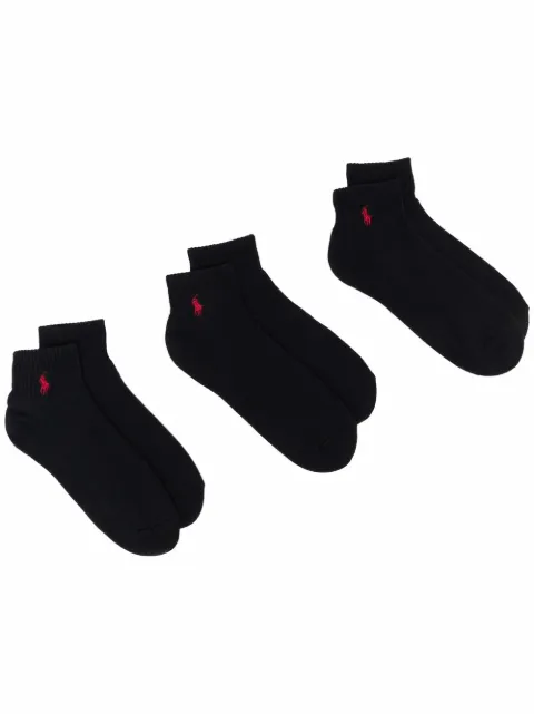 Polo Ralph Lauren Polo Pony socks three-pack Black 449655220001