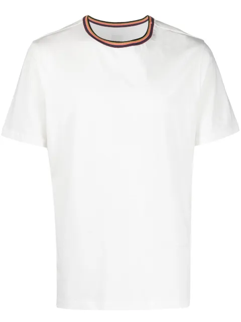 Paul Smith contrast-trim T-shirt White M1R697PSH00084