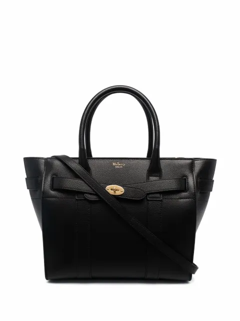 Mulberry Bayswater leather tote bag Black HH4406205