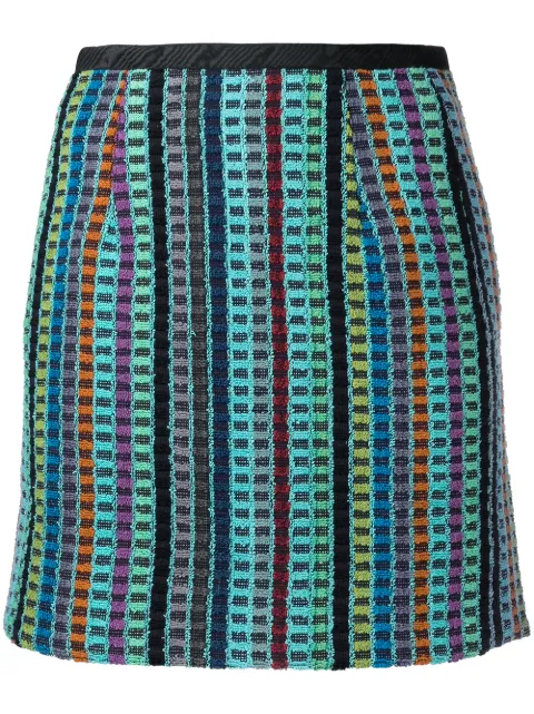 Marine Serre Terry Kitchen Towels mini skirt Multicolour S098SS22WU