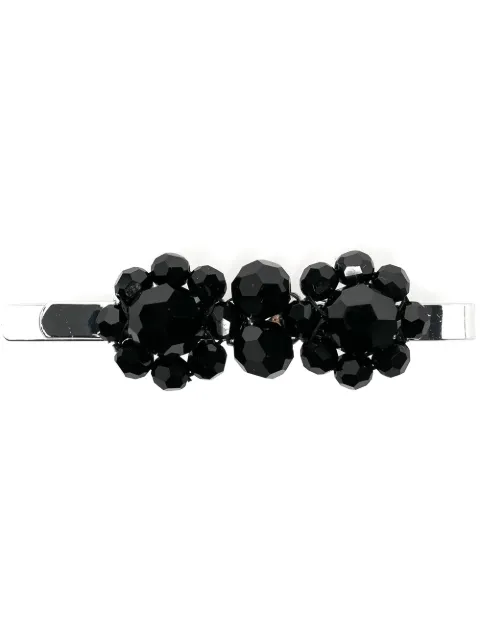 Simone Rocha crystal-embellished hairclip Black CLP270903CRYSTAL