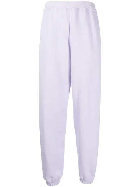 Aries Temple logo-print track pants Purple SSAR30000
