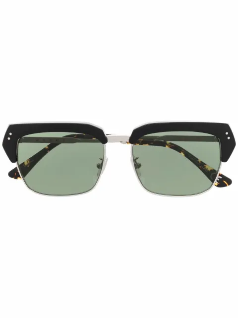 Marni Eyewear debossed logo sunglasses Silver Z2L