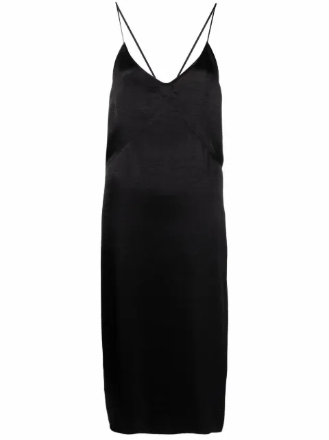 DSQUARED2 satin-finish midi dress Black S72CV0294S54543
