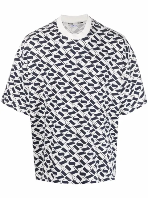 Sunnei graphic-print T-shirt White SN2PXH03APJE164