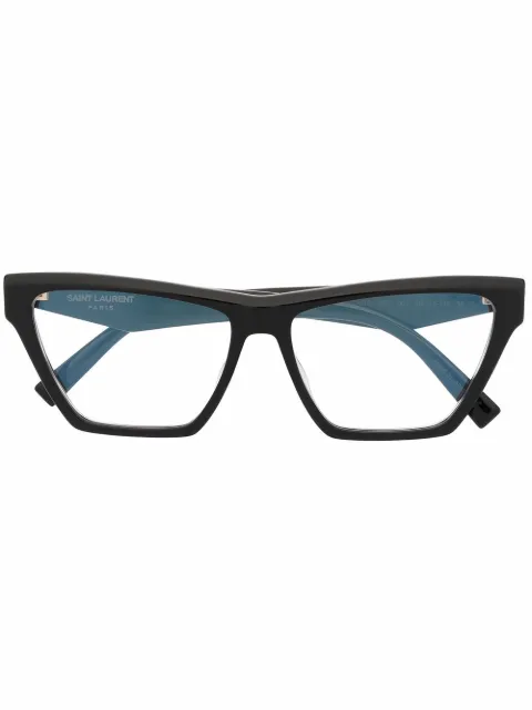 Saint Laurent Eyewear logo square glasses Black SLM103OPT