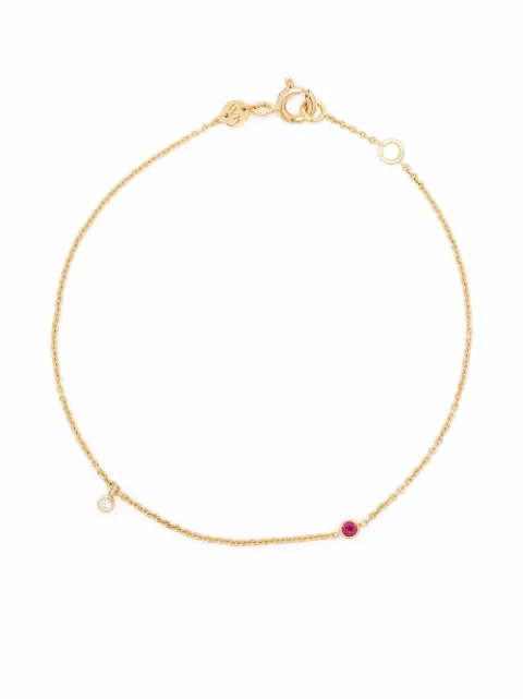 We by WHITEbIRD 18kt yellow gold Clarisse diamond and ruby bracelet Gold WB1OJ1DIA1RU