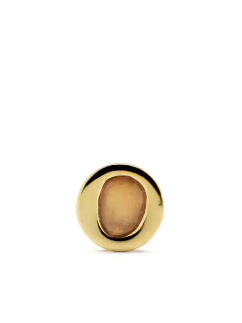 Parts of Four sapphire-embellished stud earring Gold 19353YGASAF