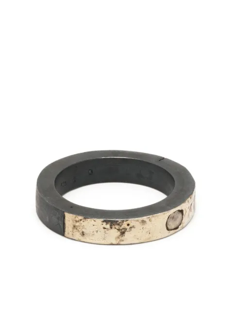 Parts of Four Sistema two-tone ring Silver 11019KA10KWDIA