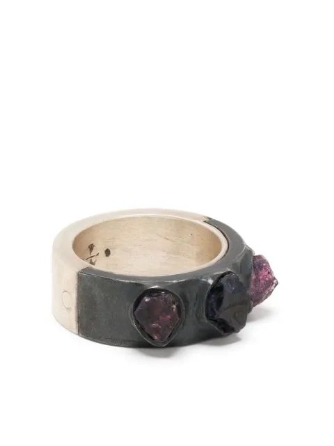 Parts of Four Sistema two-tone ring Silver 200115