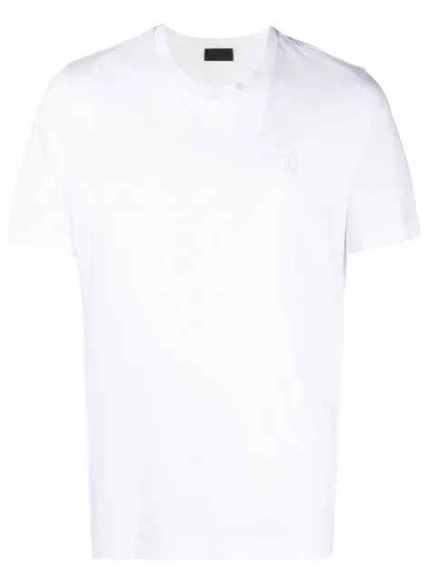 Moncler logo-print cotton T-shirt White L20918C00042829H8