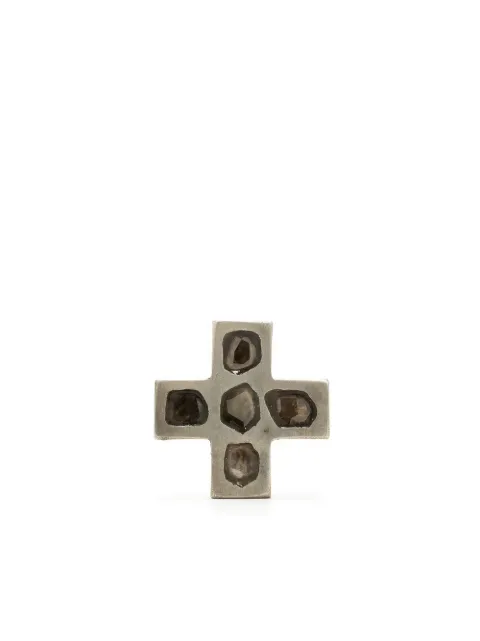 Parts of Four Plus-sign stud earring Silver 113511DADIA