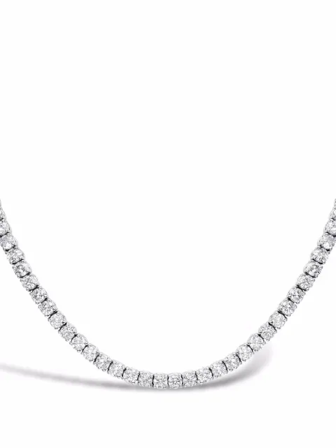 Pragnell 18kt white gold Line diamond necklace Silver 1051118