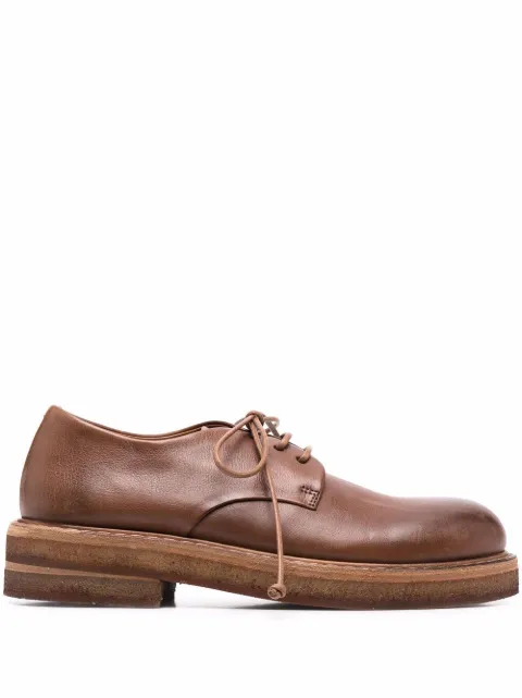 Marsèll Parrucca leather derby shoes Brown MW2950155320