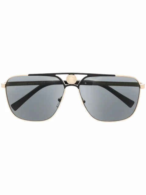 Versace Eyewear Medusa Head pilot-frame sunglasses Black VE2238