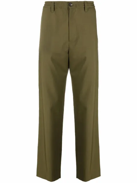 Marni straight-leg wool suit trousers Green PUMU0156U0TW839