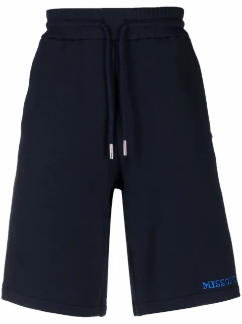 Missoni patterned jacquard cotton shorts Blue US22SI0LBJ009T