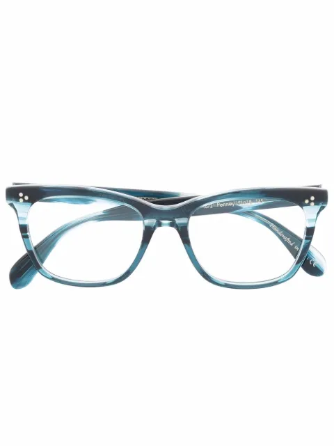 Oliver Peoples Penney square-frame glasses Blue OV5375U1672