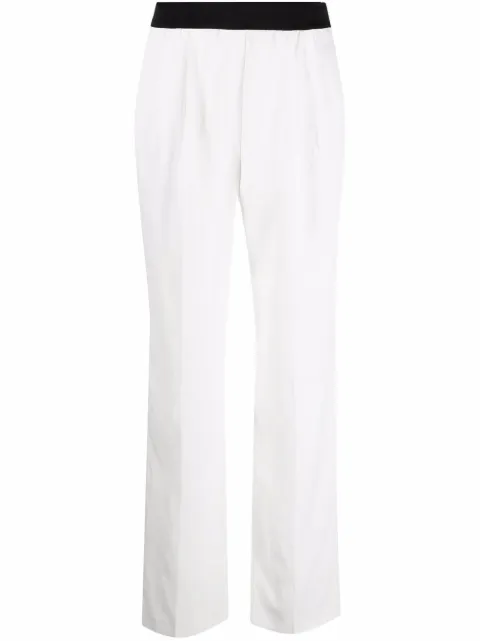 LouLou de Saison Takaroa LDS straight-leg trousers White TAKAROA