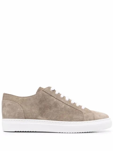 Doucal's low-top lace-up sneakers Neutrals DU2335ERICUZ106IM44