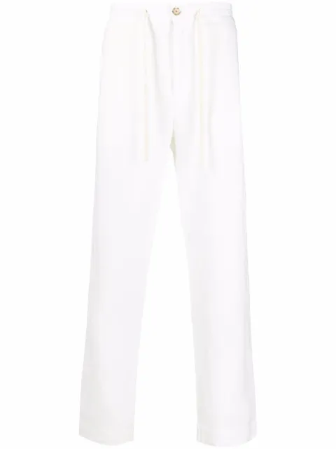 Vince drawstring straight-leg trousers Neutrals MS1562652