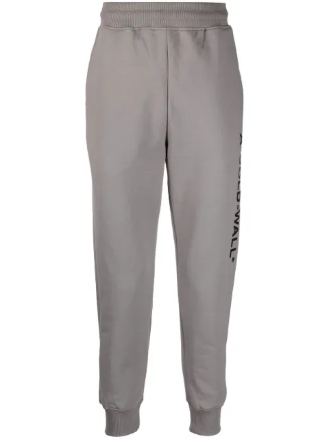 A-COLD-WALL* logo-print cotton track pants Grey ACWMB096