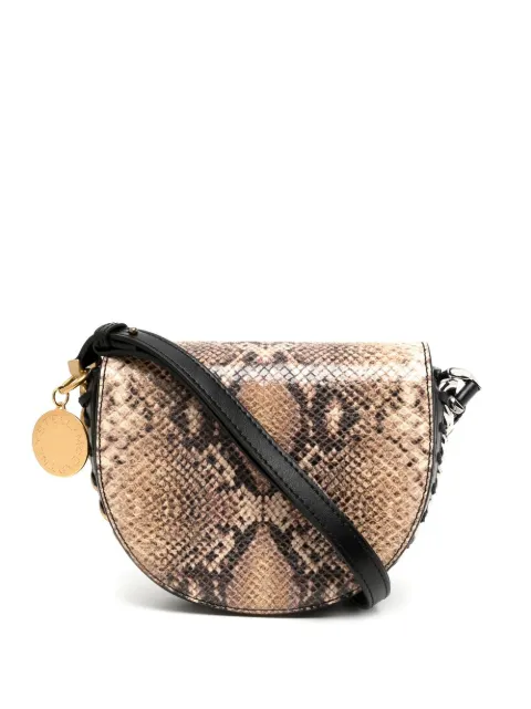 Stella McCartney Frayme foldover-top shoulder bag Brown 7B0007WP0016