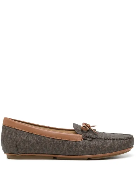 Michael Michael Kors Juliette monogram loafers Brown 40S2JTFR1B